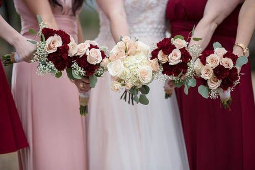 Bride and Bridesmaids Bouquets
