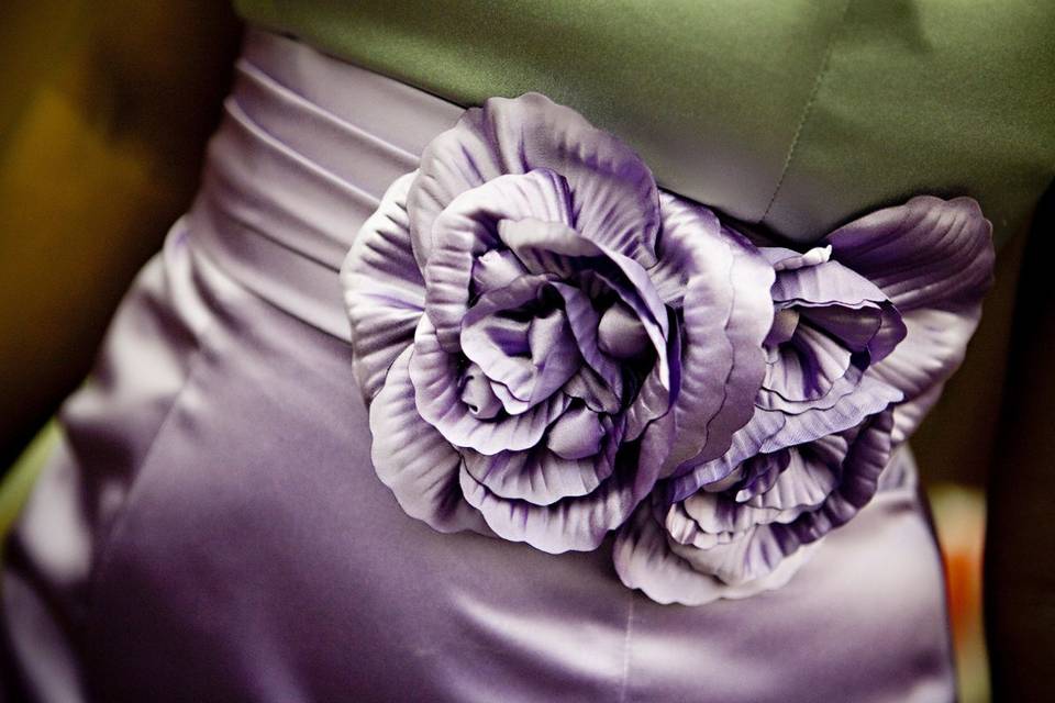 Bridal flower belt