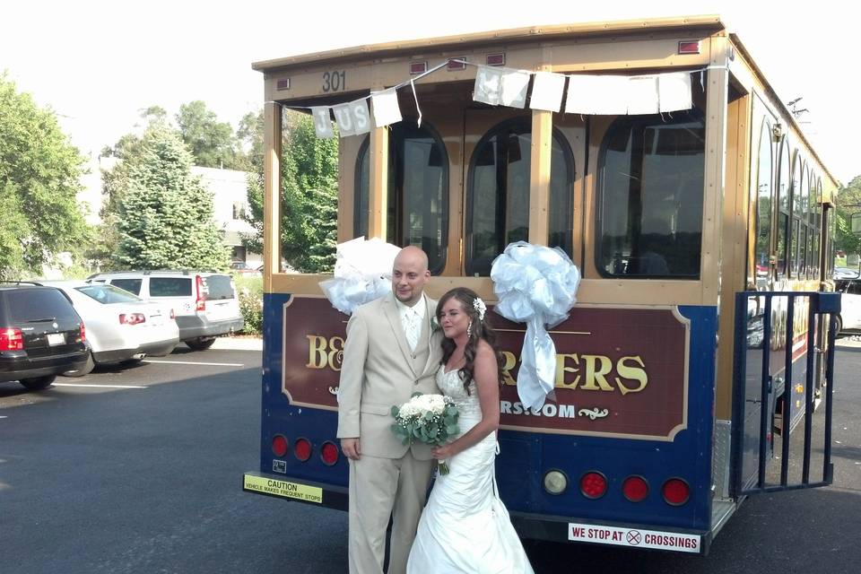 Newlyweds selfie