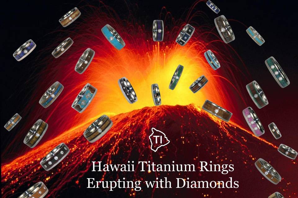 Hawaii Titanium Rings