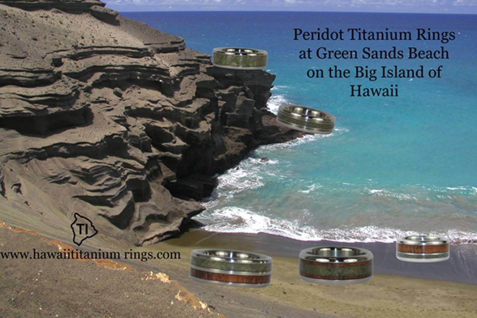 Hawaii Titanium Rings