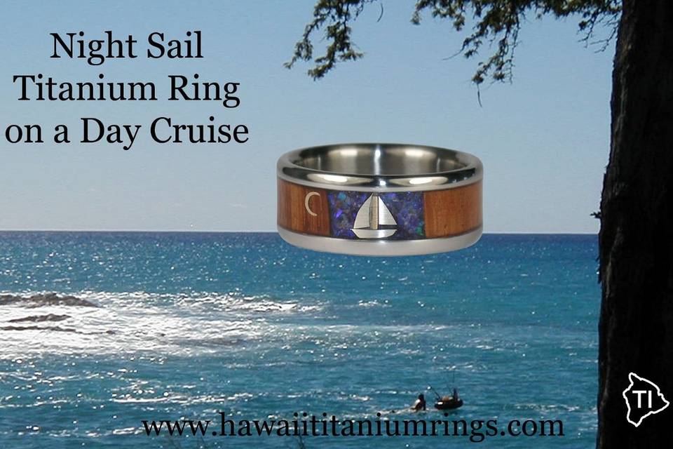 Hawaii Titanium Rings