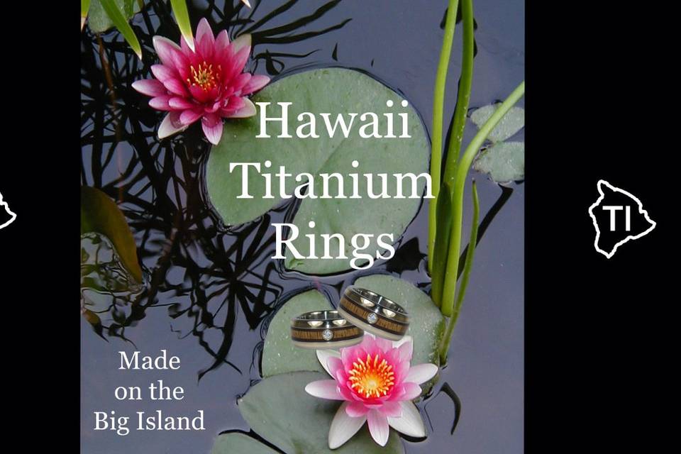 Hawaii Titanium Rings