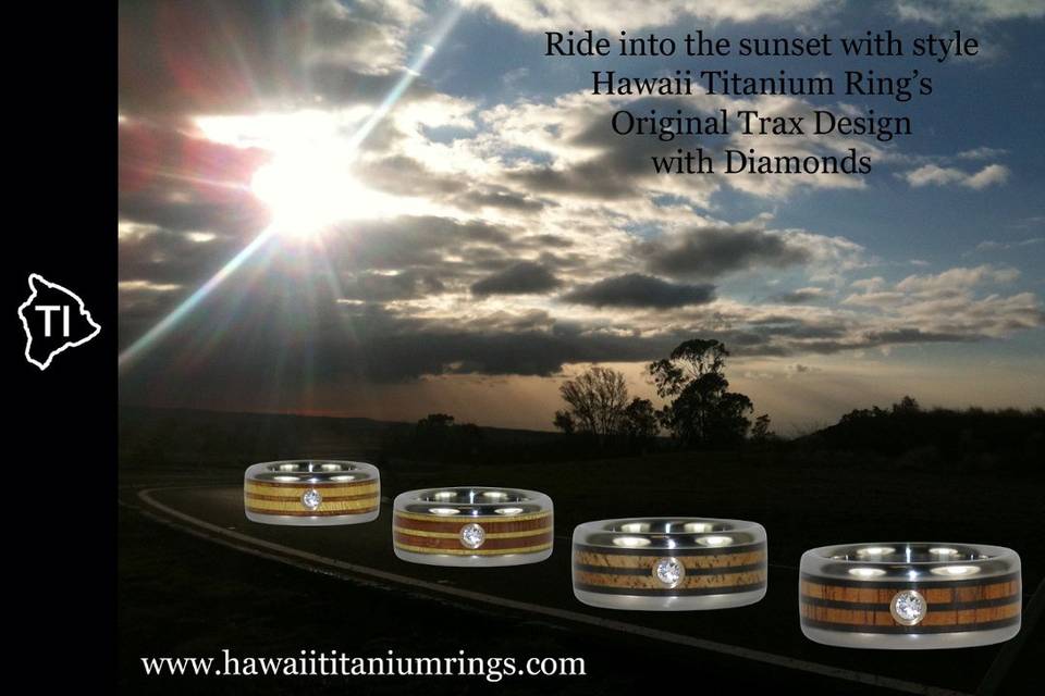 Hawaii Titanium Rings