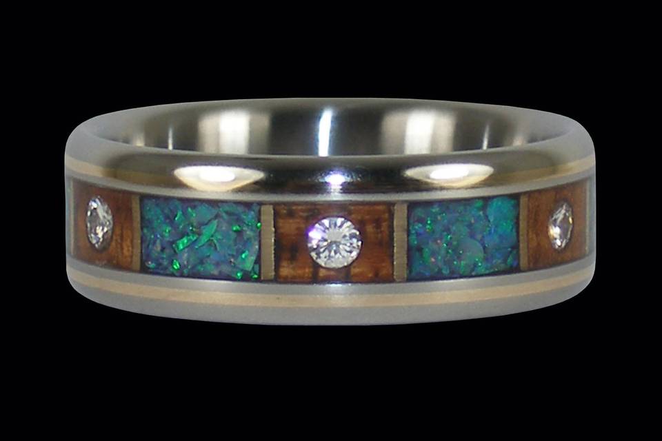 Hawaii Titanium Rings