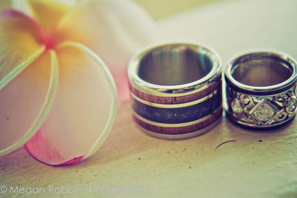 Hawaii Titanium Rings