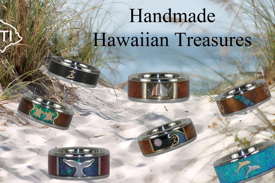 Hawaii Titanium Rings