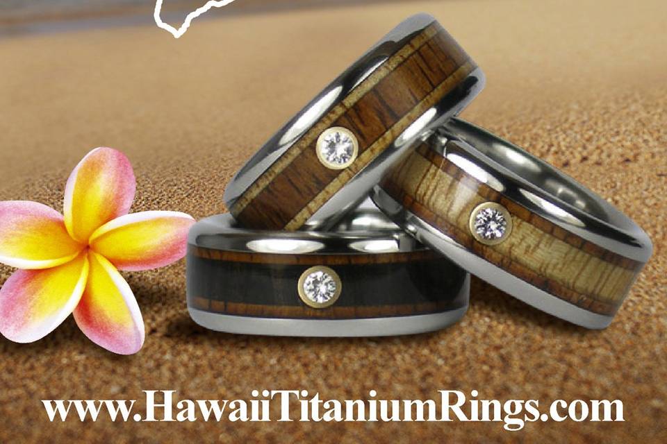 Hawaii Titanium Rings