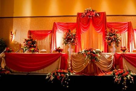 Wedding head table