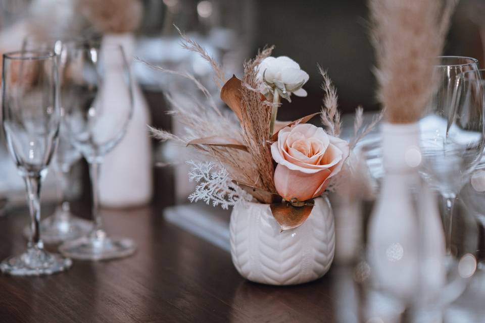 Vintage table setup