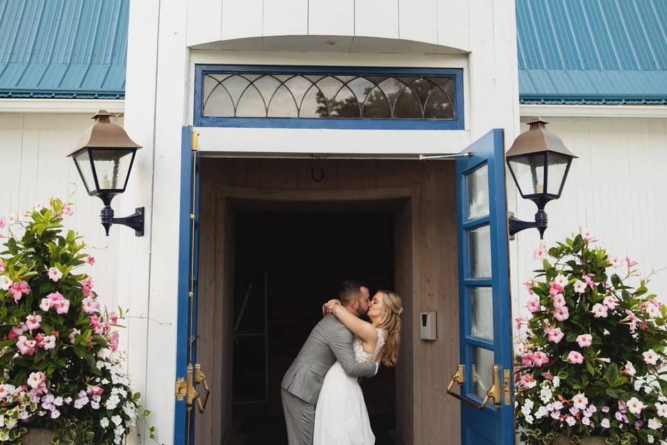 Kissing in the Entryway