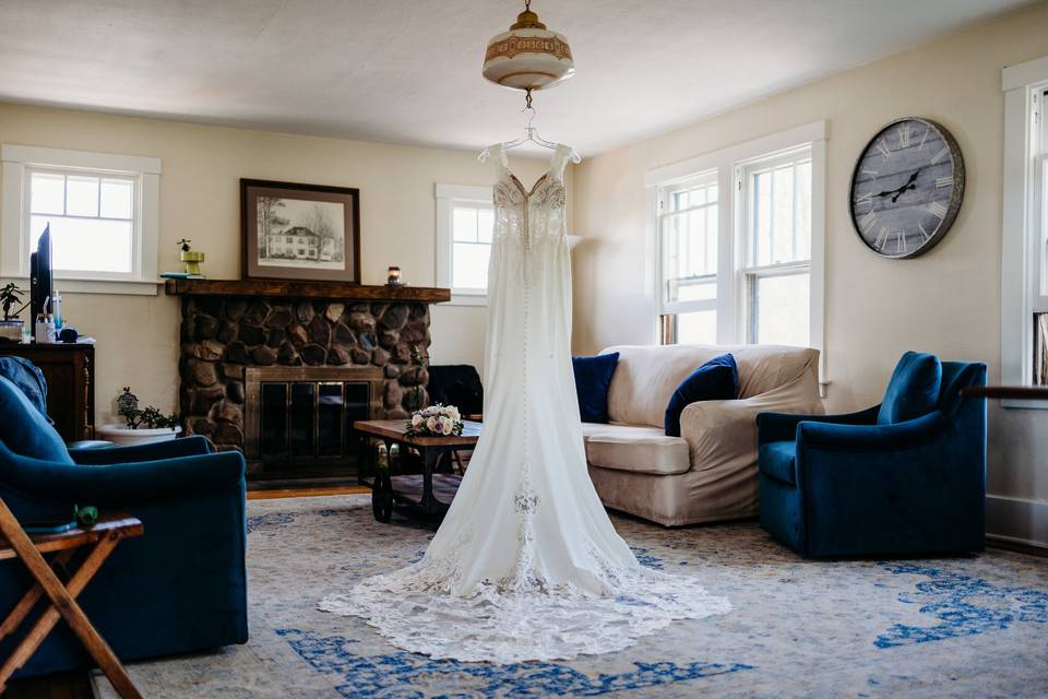 Living Room in Carriage House