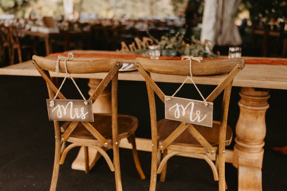 Sweetheart table