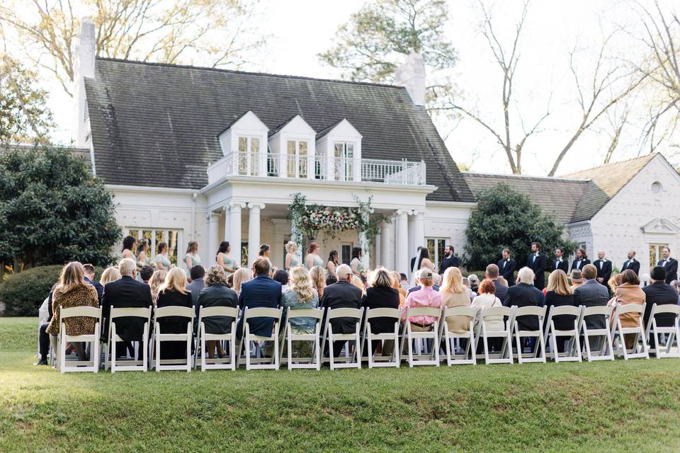 Front Lawn Wedding