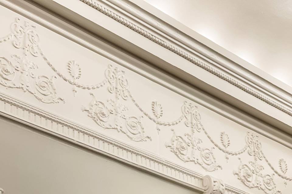 Plaster molding detail