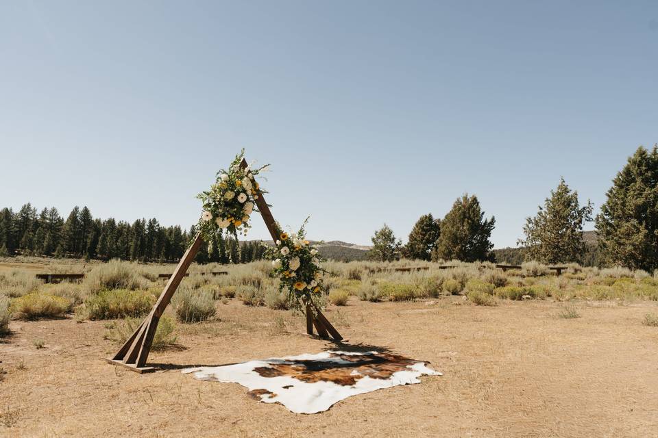 A-frame arch