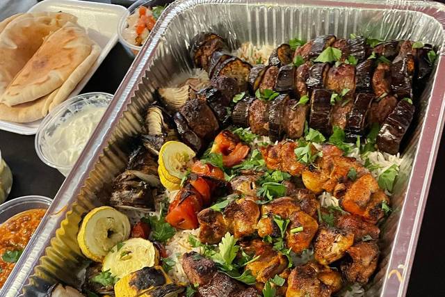 Platter portion