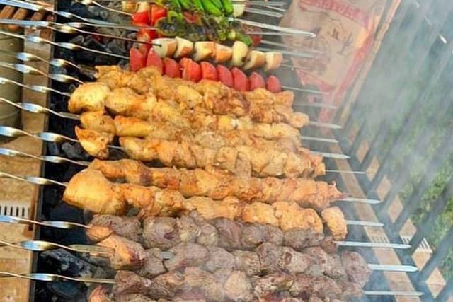Grilled kabobs