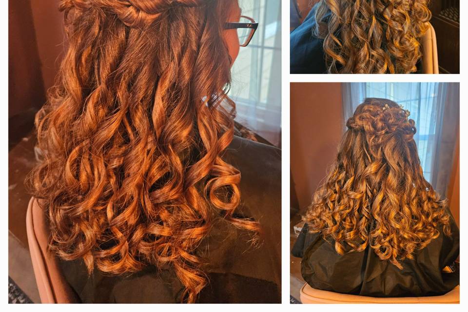 Knots and curls with decor
