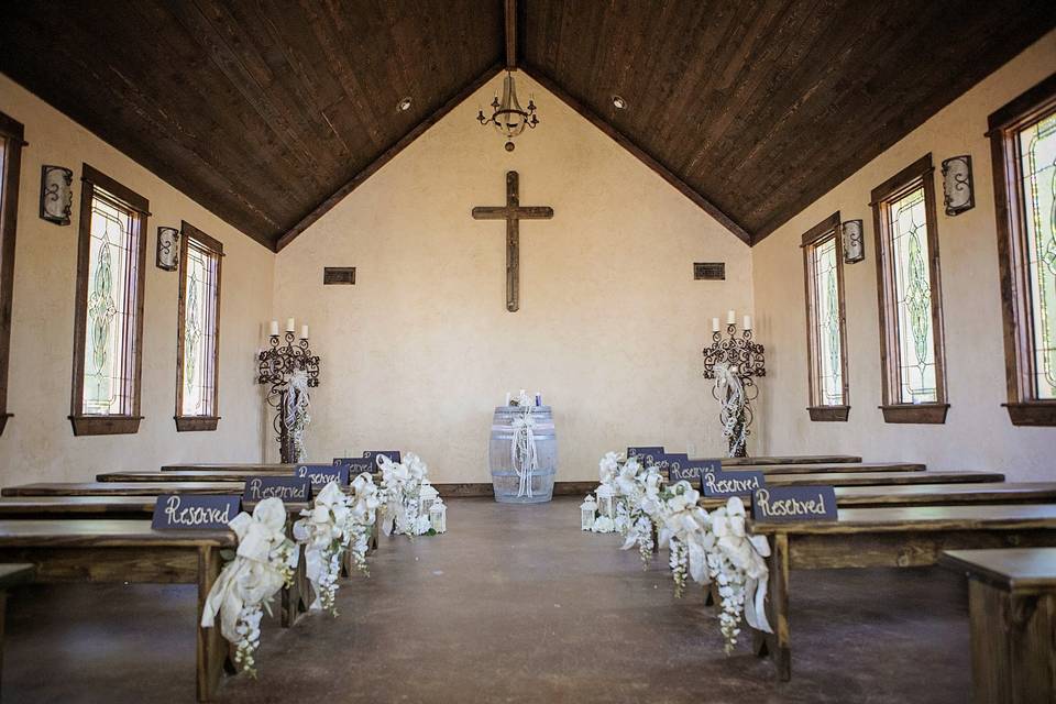 Chapel in the woods, interior