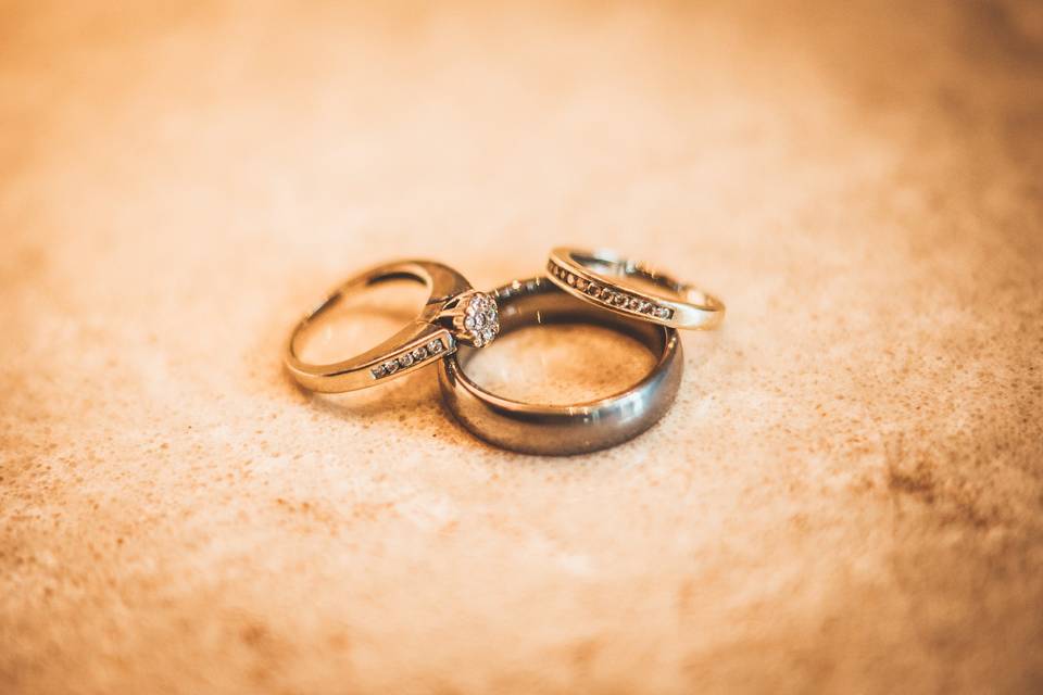 Wedding ring detail