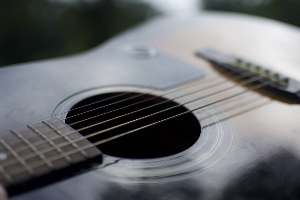 Acoustic guitar for ceremony