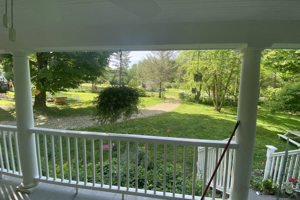 VIEW FROM PORCH