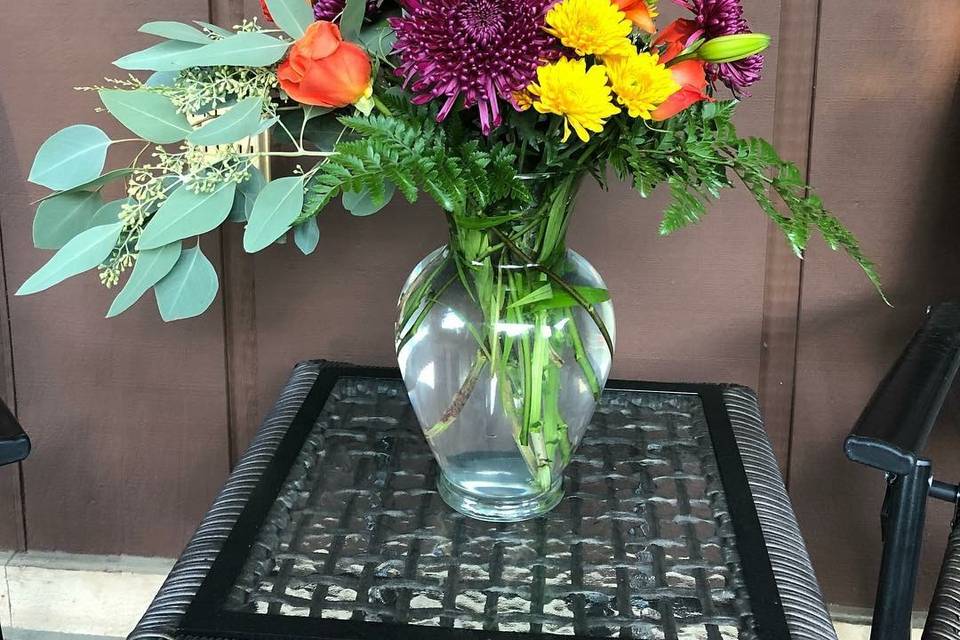 Vibrant floral arrangement