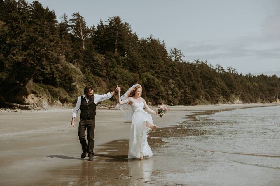 Otter Rock, Oregon Elopement