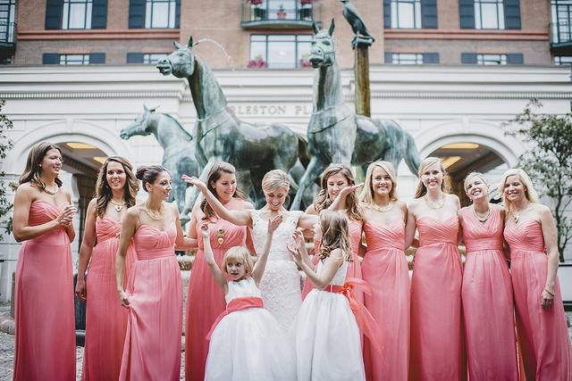 Bride and the bridesmaid