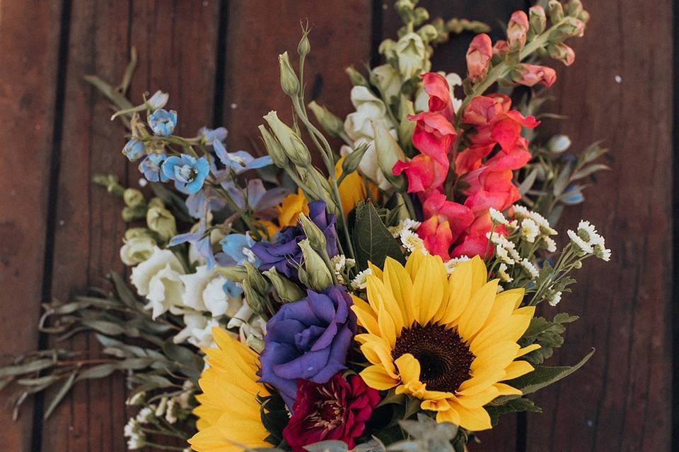 Bespoke floral designs - photo by Katelyn Mallett