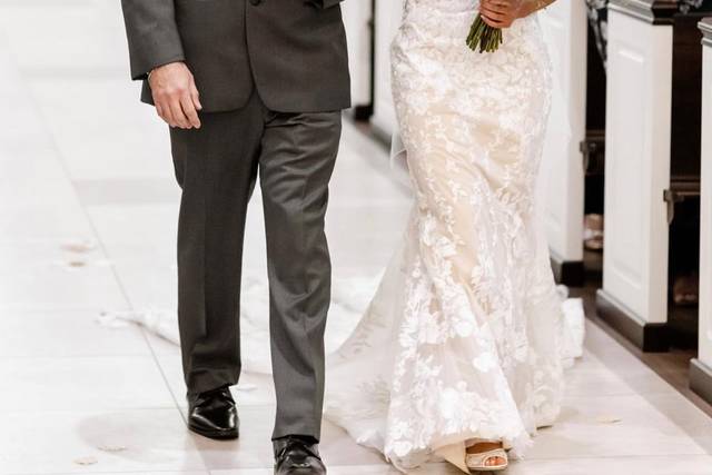 Down the aisle
