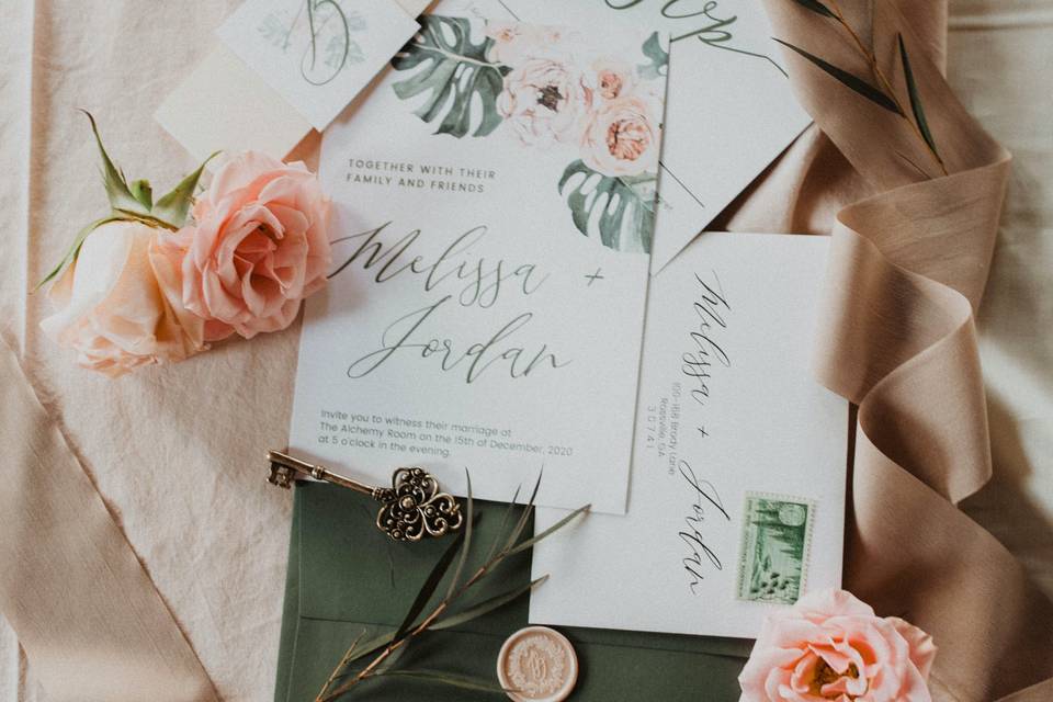 Boho Invitation Suite