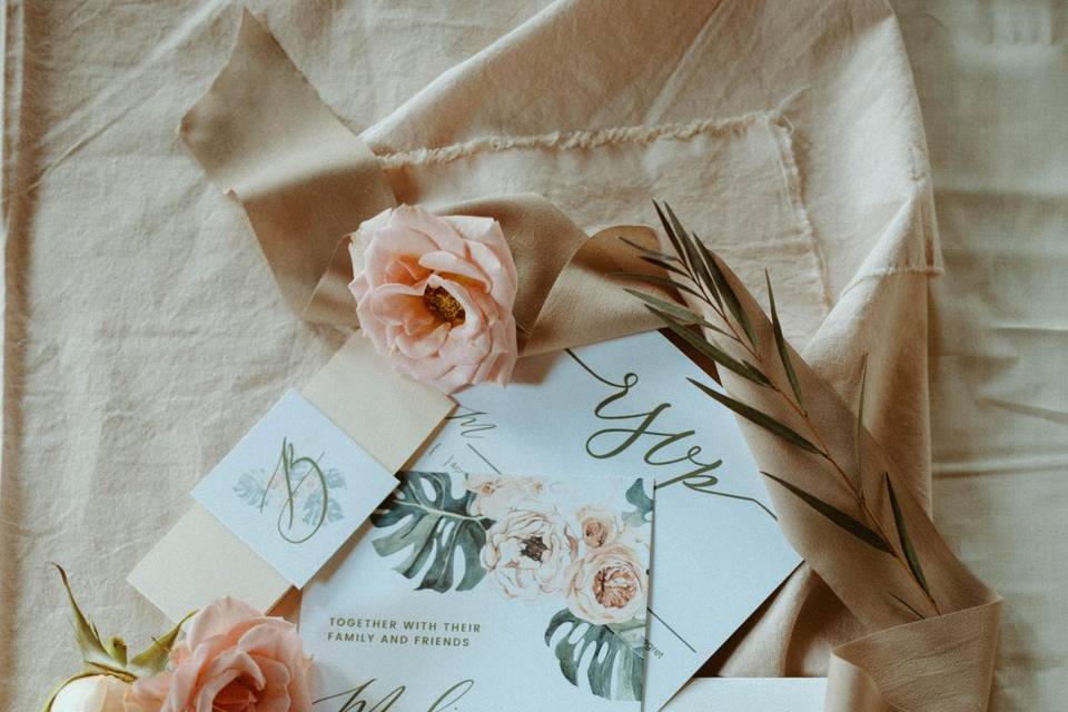 Boho Invitation Suite