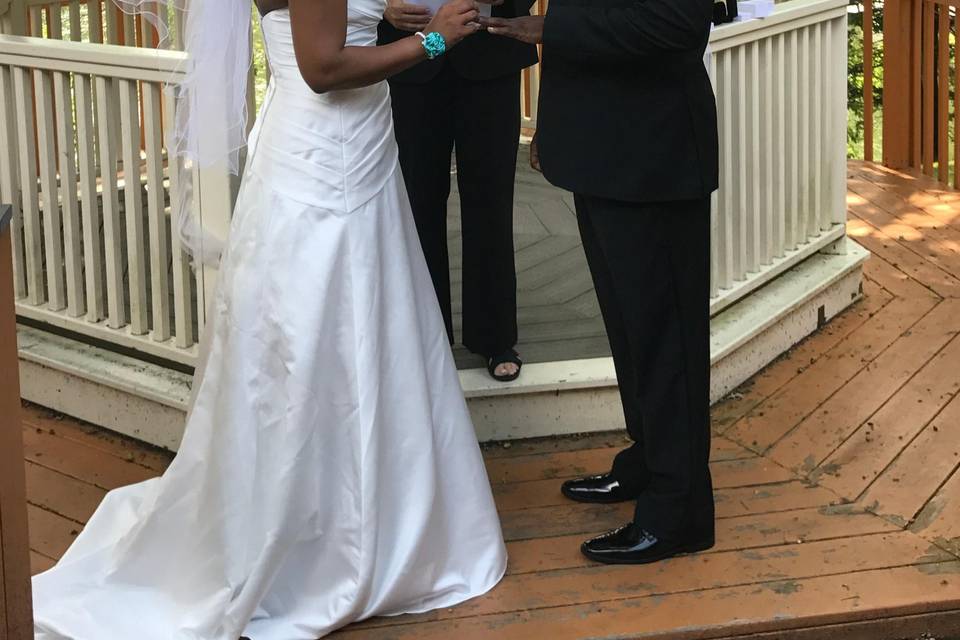 Exchanging vows