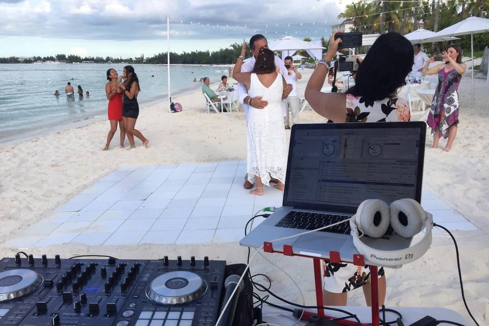 Baha Mar Beach Wedding Couple