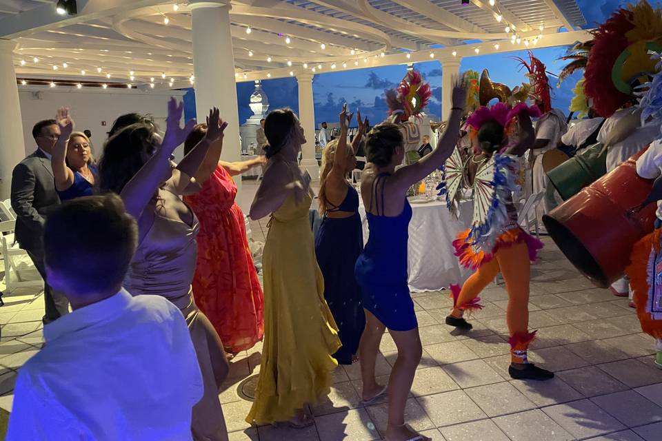 Junkanoo at Baha Mar Wedding