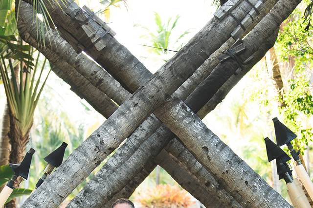 Megs and Joe Cross Palms
