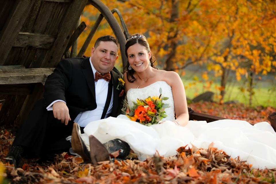 Groom and bride