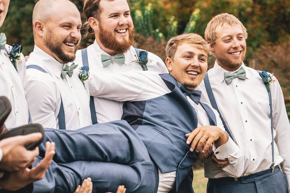 The groomsmen