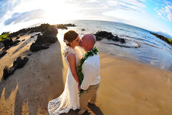 Couple kissing