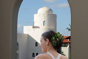 Bride in Window