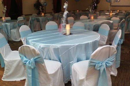 Table with centerpiece