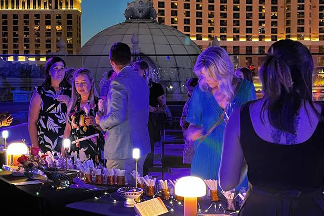 Guests Enjoying Blending Bar