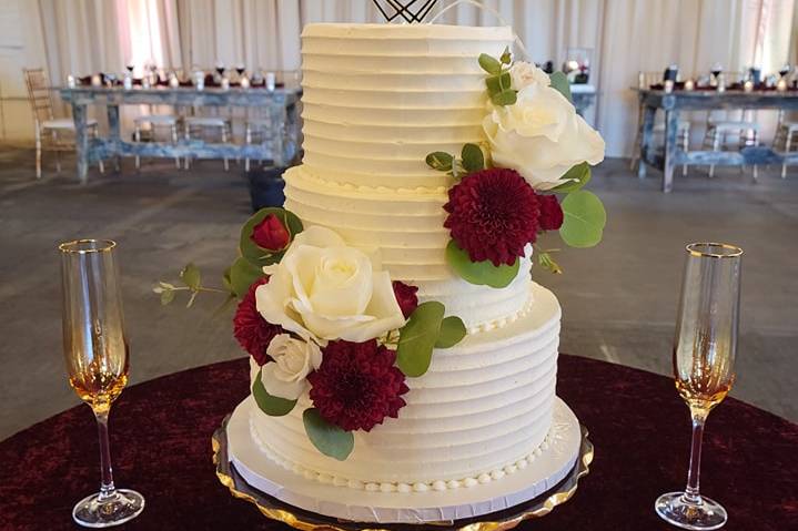 Beautiful formal wedding cake