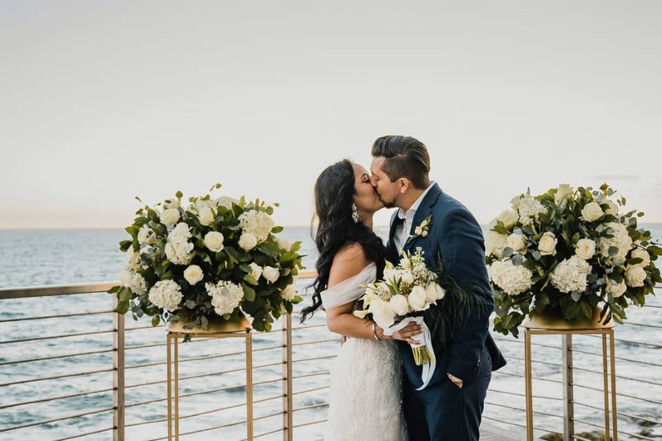 Beach View Wedding