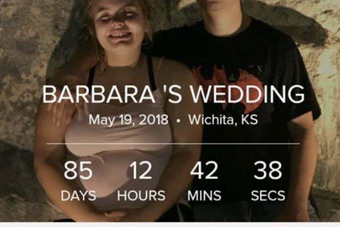Keeping a countdown calendar helps with the anticipation... 05.19.2018Outdoor Park Wedding ♥️