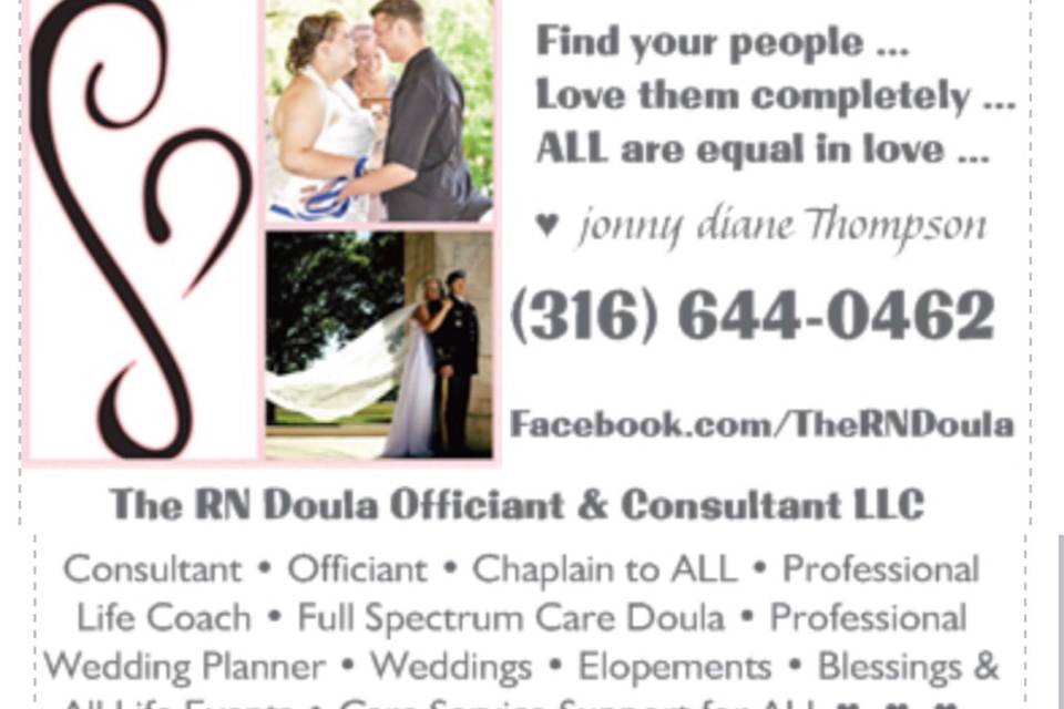 All Season & Lifetime Officiant/Celebrant