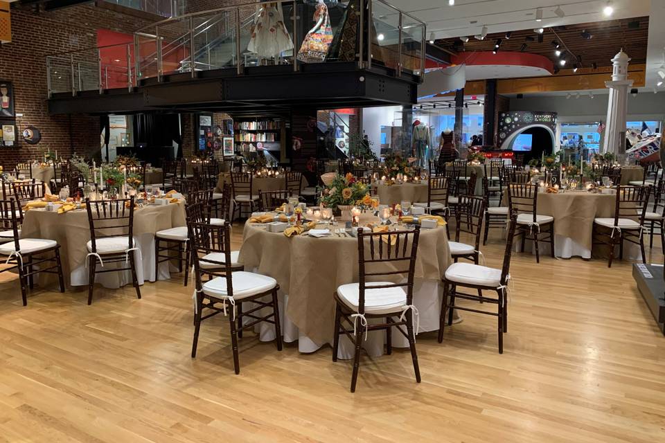 Great Hall Reception Set-Up