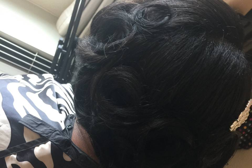 Hair (Pin-curl  Updo)